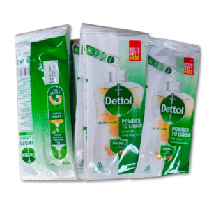 Hand wash dettol pouch liquid 8g  (12+1/₹10)